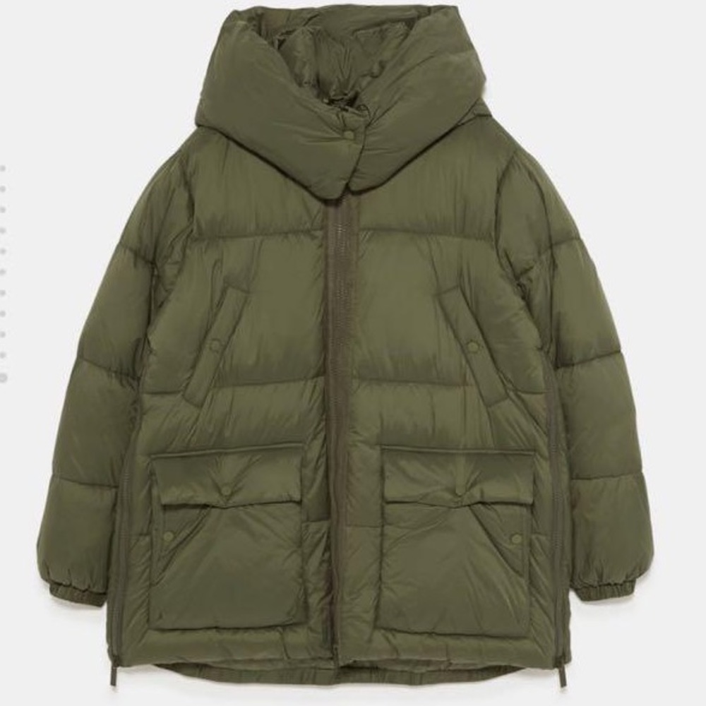 Zara sorona dupont puffer coat